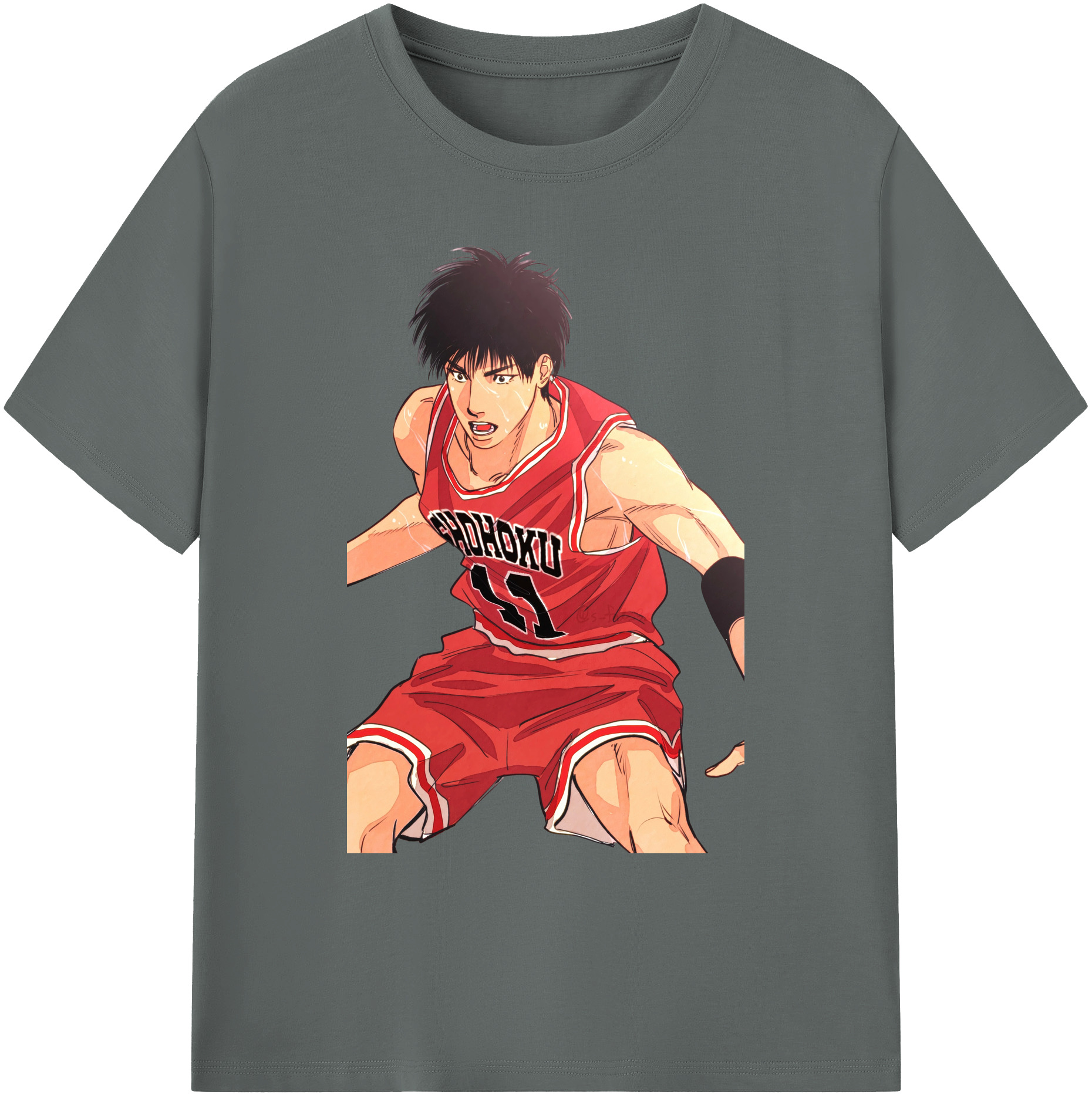 （画像用） SLAM DUNK／スラムダンク 綿100％ メンズ半袖Tシャツ｜肌触りやわらか＆通気性